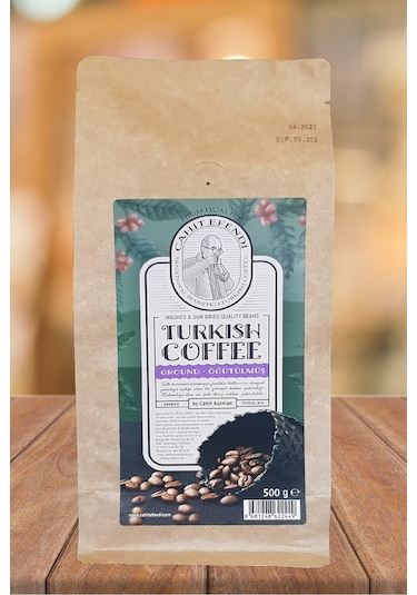Cahit Efendi Türk Kahvesi Özel Seri Kraft Ambalajında 500 G