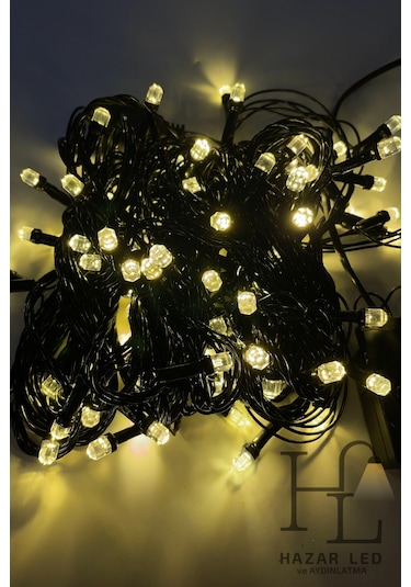 10 Metre 100 Ledli Gün Işığı İp Led Eklemeli Fonksiyonlu Dekoratif Led Işık Yılbaşı Süsü Çam Ağacı Işığı Gün Işığı