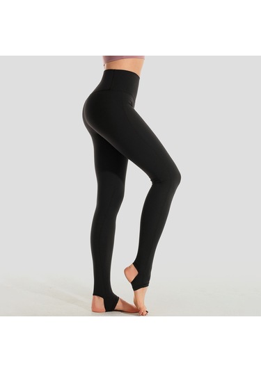 Springsun Kadınlar İçin Hızlı Kuruyan Yüksek Bel Spor Taytı - Yoga, Koşu, Fitness SiYAH