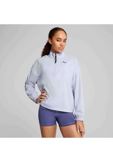 Puma Strong Woven Jacket Kadın Sweatshırt 52668347 Mavi