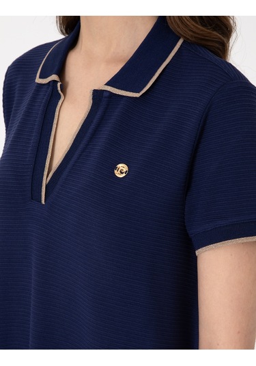 Pierre Cardin Kadın Lacivert Elbise Örme 50308462-vr033 Lacivert