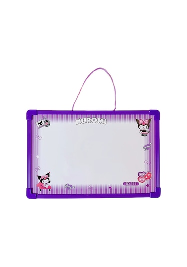 Mufunye Asılı Silinebilir Harfli Manyetik Yazı Tahtası, Melody 35x25cm Pembe