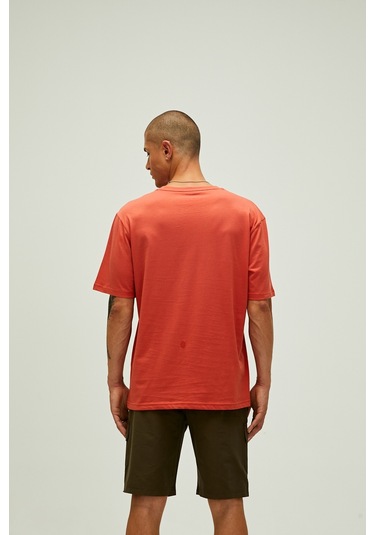 Bad Bear Title Oversize T-shirt Ginger Tarçın Baskılı Erkek Tişört-tarçın Tarçın