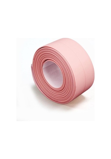 Novahub Pembe 100/320 Cm Banyo Mutfak Kendinden Yapışkanlı Sızdırmazlık Bandı Duş Lavabo Banyo Şerit Su Geçirmez Duvar Mastikler 56691029 Pembe