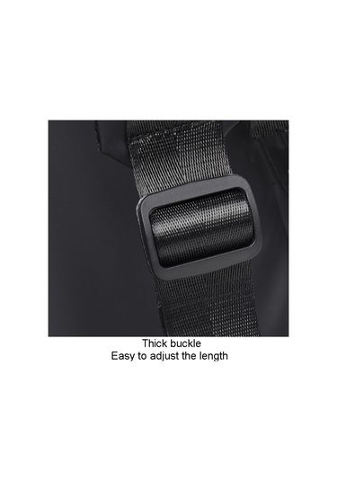 Sones Weıxıer 2122 Günlük Tek Omuzlu Çapraz Göğüs Çantası Büyük Kapasiteli Su Geçirmez Motosiklet Çantası Siyah