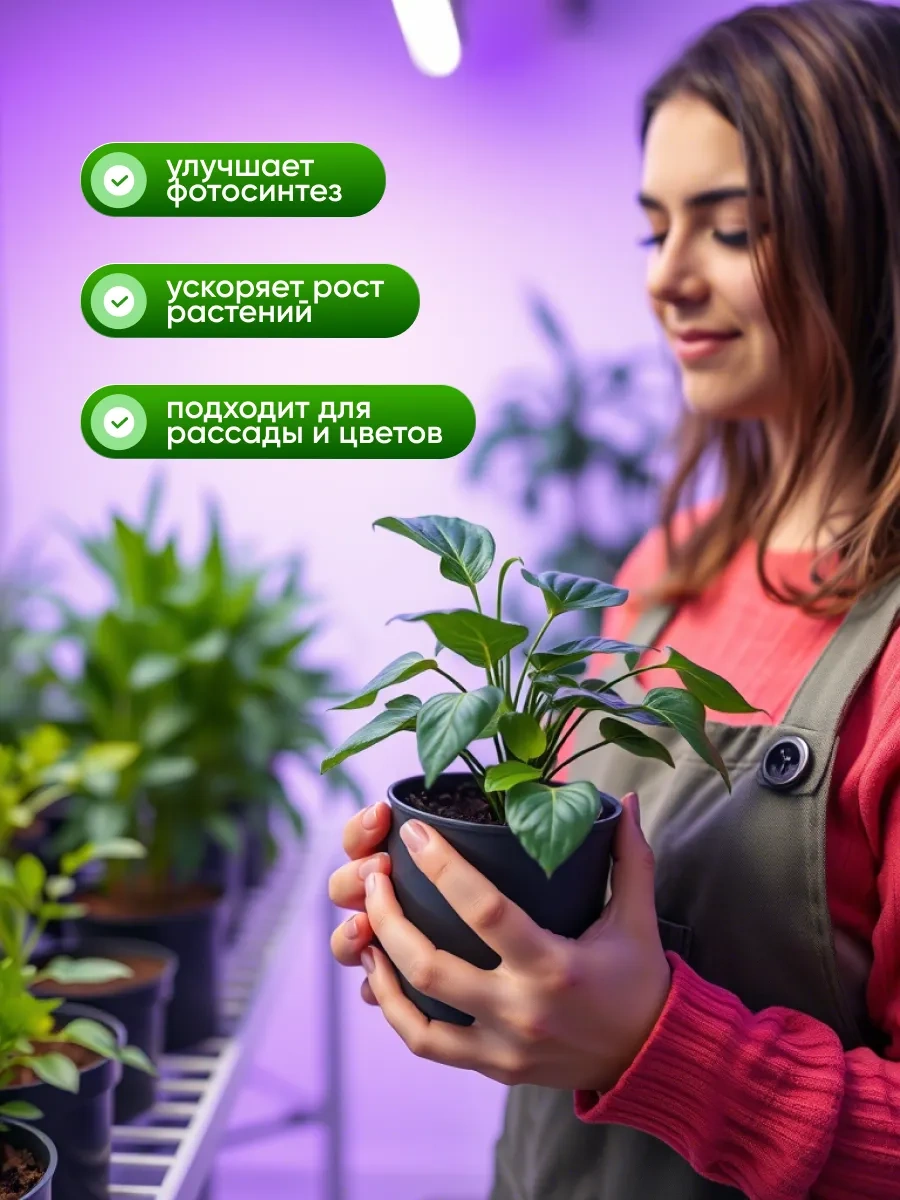 In Home Bitkiler Ve Fideler İçin Tam Spektrumlu Fitolamba Seti 25w 325779001 Diğer