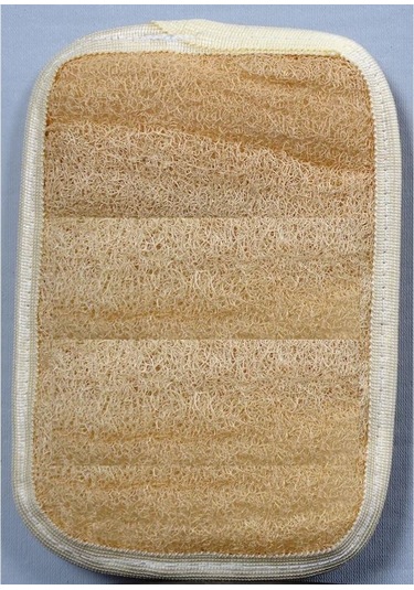 Beşikçi Büyük Kare Banyo Kabak Lifi Kesesi 23 x 15 CM