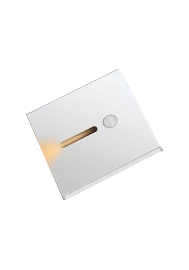 Led Hareket Sensörlü Gece Lambası Abs Küçük Led İndüksiyon Lambası Yatak Başı Koridor Koridor Beyaz Diğer