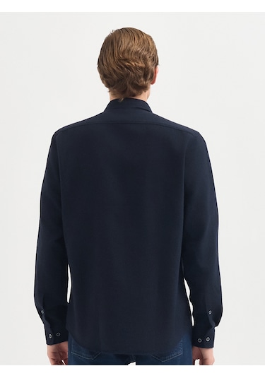 Karaca Erkek Modern Fıt Gömlek-lacivert 11.24w.04.012 Lacivert