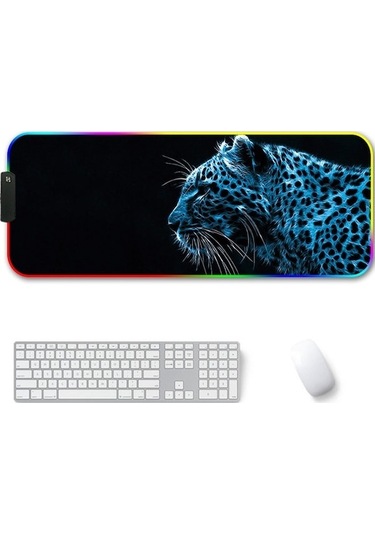 Wondernest Transfer Termal Rgb Pad Mouse Lend Kaymaz Kauçuk Işıklı Ice F-01 400x900x4mm Us Buz Ödünç Verme