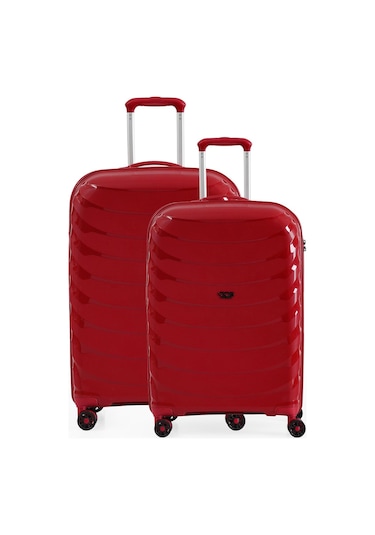 Ççs 5263 Orta Kabin 2 Li Valiz Seti Bordo