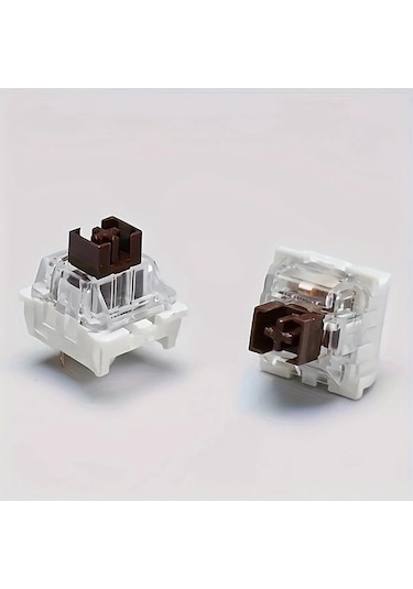 Fochsia 20 Adet Kahverengi Mekanik Klavye Switch 3 Pim 5 Bacak Lineer Sessiz Yumuşak