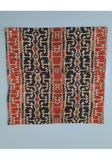 dijital baskılı desenli kumaş kaplama puf