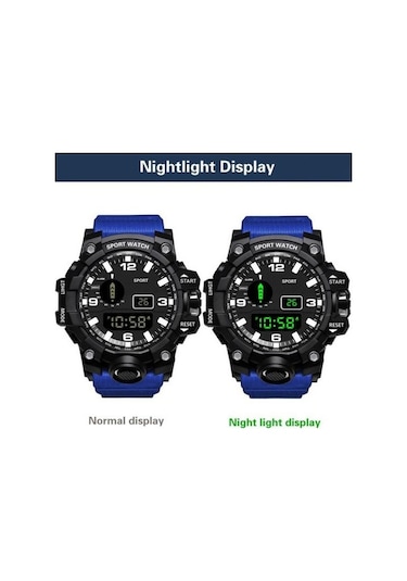 Didadodo Çok Fonksiyonlu Açık Spor Saat Şık Tasarım Dayanıklı Kayış Koşu İzle Erkek-kadın Öğrenci Aksesuarları