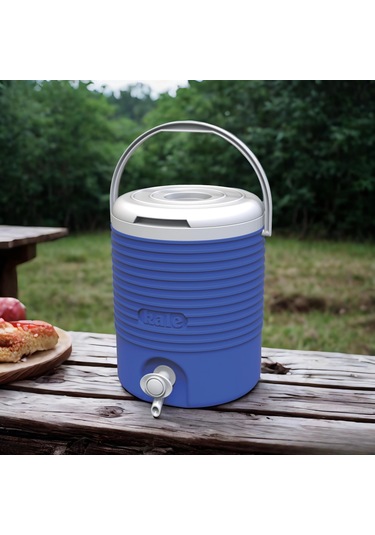 Buzluk Termos Set-25 Lt Buzluk Termos Eps 1066 Coolerbox +6.5 Lt Erciyes Piknik Termos 1403 Cooler Jug Mavi