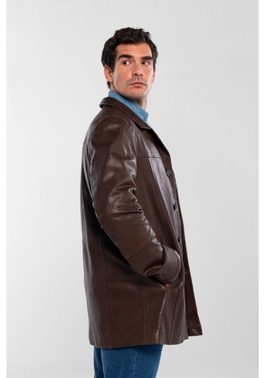 Tamer Tanca Erkek Hakiki Deri Viski Jumbo Mont 616 2027-1 Erk Derımont Sk25/26 Vıskı Jumbo Kahverengi