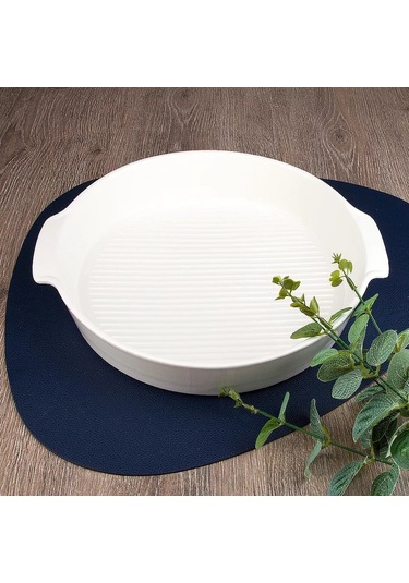 Nouvelle Fırın Kabı "marshmallow" 700ml 21x19cm 164448183 Beyaz