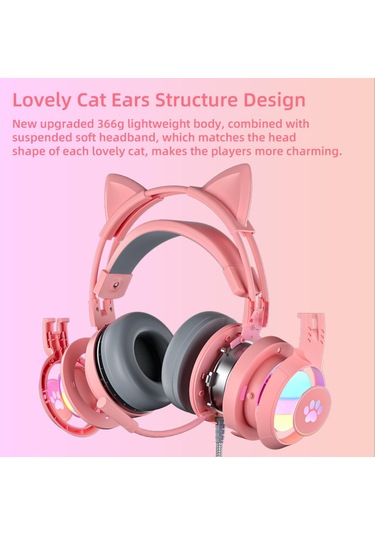 Suntek Sy-g25 Pc Için Usb Mikrofonlu Kablolu Oyun Kulaklığı