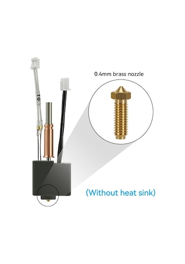 Yuntech01 Anycubic Kobra 3 İçin 24v 50w Fdm 3d Yazıcı Ekstruder Kit: 0.4mm Bakır Uç, Pla/abs/petg Desteği, Yüksek Hızlı Isı - Radyatörsüz