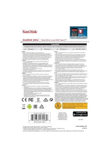 Sandisk Ultra Dual Drive Luxe Usb Type-c Sürücü Akıllı Telefon Be