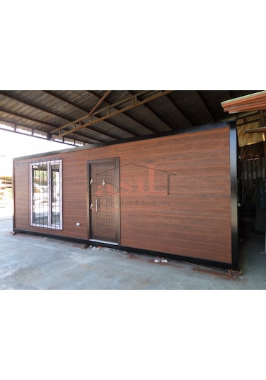 21 M² 1+1 Dış Ahşap Desenli Betopan İç Pvc Lambiri Konut