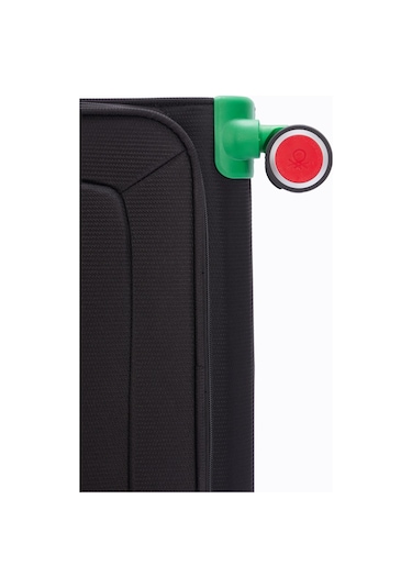 Benetton Orta Boy Kumaş Valiz Siyah Bnt2800