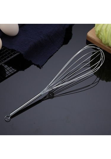 28cm Tarzı Çok Fonksiyonlu Döner Manuel Yumurta Çırpıcı Mikser - Mini Mutfak Aleti - Yumurta Çırpma Fırın Aracı - Meta Ahşap