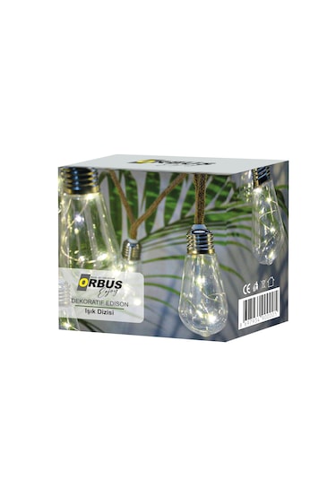 Orbus Dekoratik Edison Işık Dizisi Usb'li 3.35m