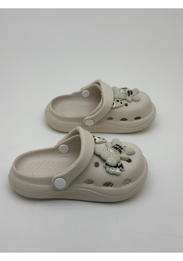 Tekiner Ortopedik Kız Çocuk Tokalı Terlik Bej