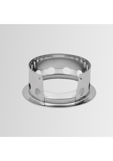 Nurgaz Ng-Tak-K Campout Turbo Ateş Kutusu Küçük Paslanmaz Çelik Açık Gri