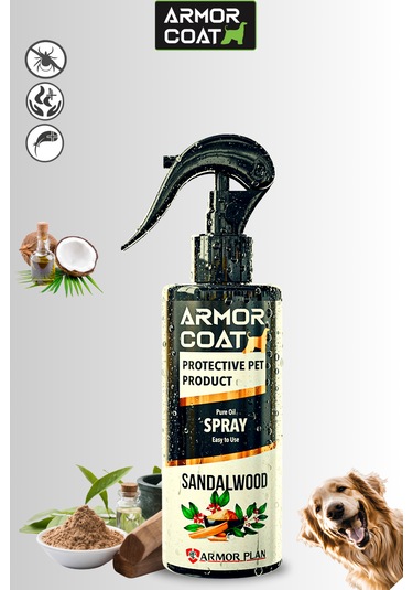 Armor Coat Köpek Bakım Spreyi Sandal Ağacı Kokulu 200 ML