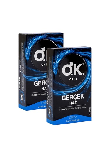 Okey Gerçek Haz Prezervatif 2 x 12'li