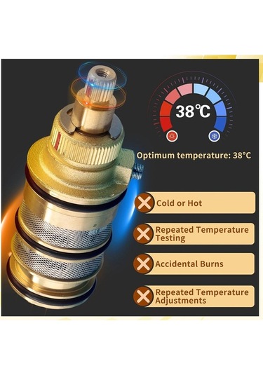 Trendooze Vanası Termostatik Duş Donanımı Diğer Bataryalar Banyo Banyo Banyo Va Çok Renkli