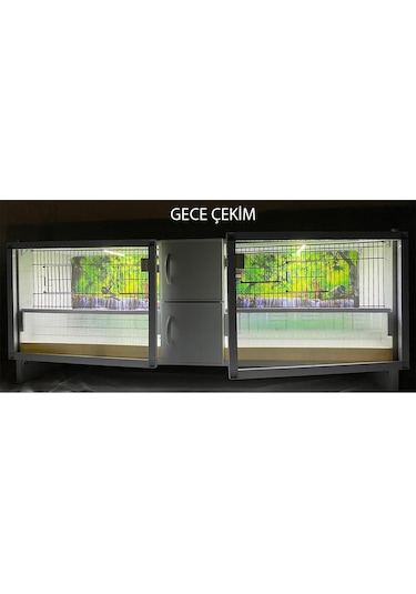 İstanbul Kafes Model M02y-Oy Pvc Kuş Dolabı