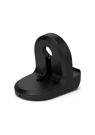 Huami Amazfit Active / Bip 5 / Bip 3 İçin Şarj Standı Silikon Şarj Tabanı Tutucu Kablo Dahil Değildir - Siyah