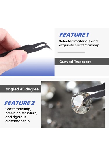 Kavisli Cımbız Kuyumcu El Sanatları Hobi Boncuk El Aleti