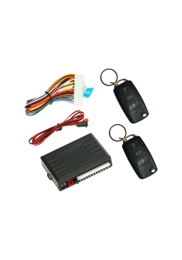 Teltree Uzaktan Kumandalı Araç Kilidi - 3 Tuşlu Led Göstergeli Vw Tasarımı Anahtarsız Kilit Sistemi
