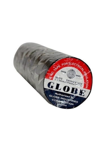 Globe İzole Siyah Bant 10 Adet