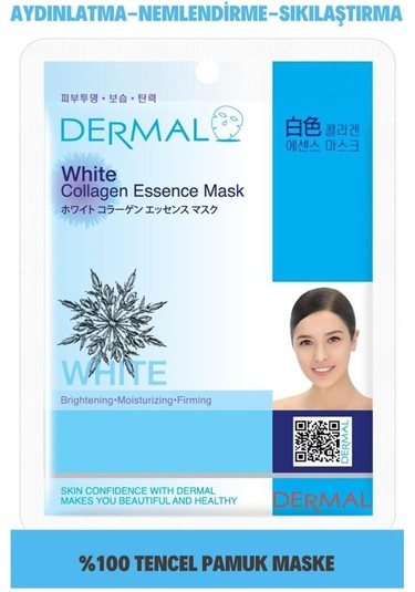 Dermal Beyaz Kolajen Maskesi 23Gr