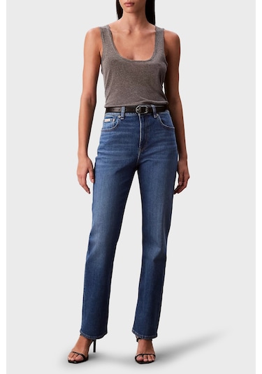 Calvin Klein Bayan Kot Pantolon Lv047b913g Ycc Mavi Mavi