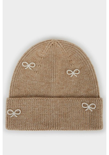 Defacto Kadın Fiyonk Detaylı Bere F3159ax25wnnm47 Bej-nm47