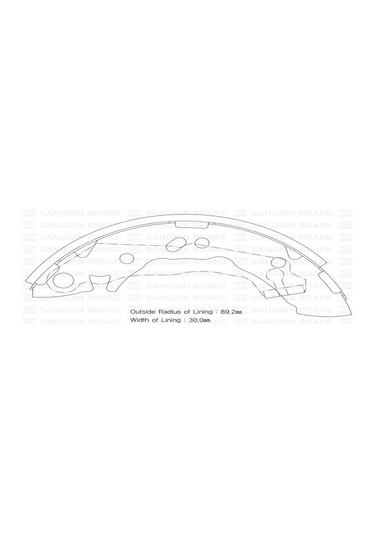 SANGSING SA047 KAMPANA BALATA ACCENT 1.3 1.3I 12V 1.5i 12V 1.5i 1