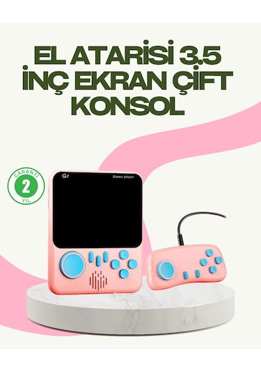 666 Oyunlu Game Console Tv Çift Gamepad Desteği