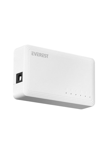 Everest ESW-515G 5 Port Gigabit Ethernet Switch Hub Beyaz
