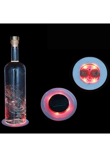 Düğün Malzemeleri Bar Işığı Parti Dekoru Parlayan Led Cam Etiketi Şişe Etiketleri Işıklar Parlak Lamba Sarı