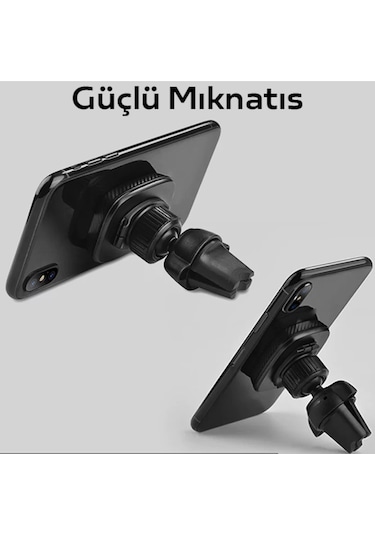 Ally C6 Magnetic Air Vent Mıknatıslı Araç Tutucu 360 Derece (121664512)-Siyah