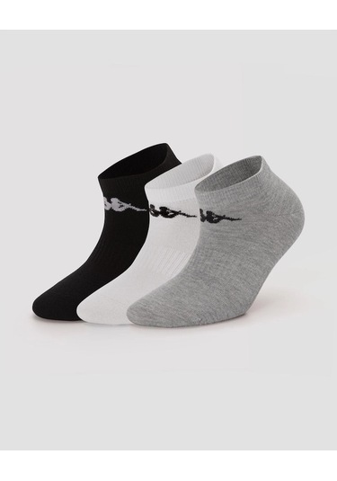Kappa 381N1Lw-G Authentic Sandy Tk 3 Pk Unisex Spor Çorap Çok Renkli