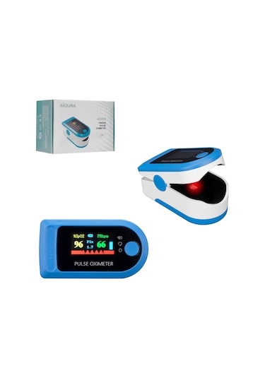 Nabız Oksijen Ölçer Parmak Tipi Oksimetre Aiqura Ad-805