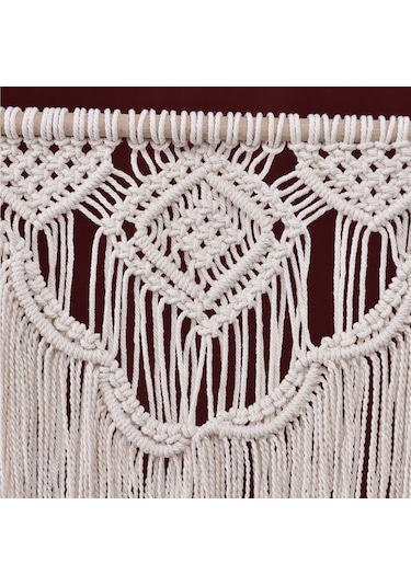 Vkemall Boho Tarz 40x75 Cm Pamuklu Duvar Dekoru - Konfor Verici Ev Ve Ofis Dekorasyonu, Kolay Asma Özelliği 2 M