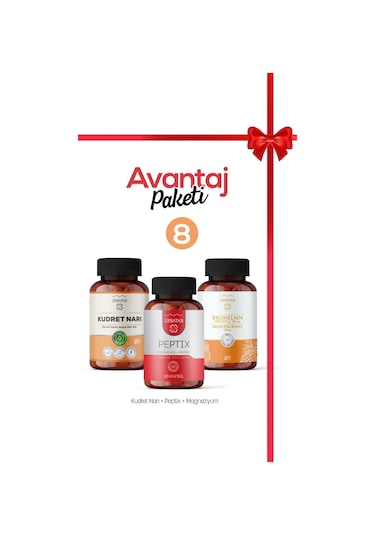 Erbatab Avantaj Paketi 8 (Kudretnarı, Peptix, Bromelain)